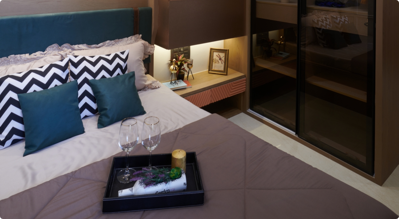 Suraksha Smart City Sample Flat - Bedroom